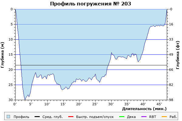 Профиль погружения № 203