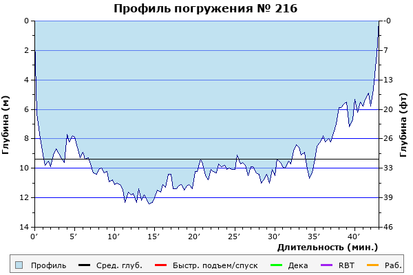 Профиль погружения № 216