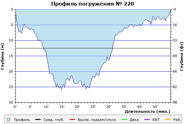 Профиль погружения № 220