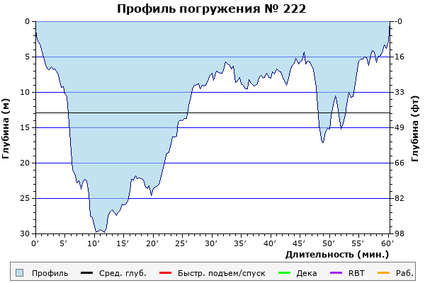 Профиль погружения № 222