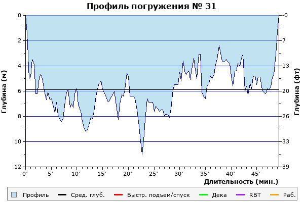 Профиль погружения № 31