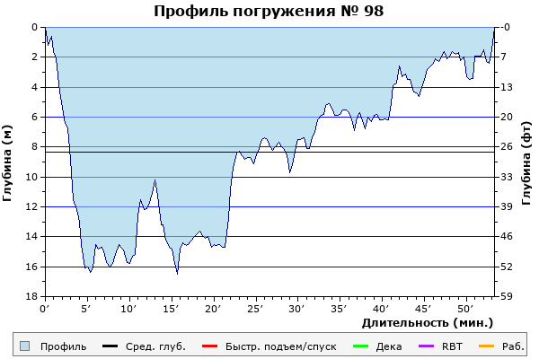 Профиль погружения № 98