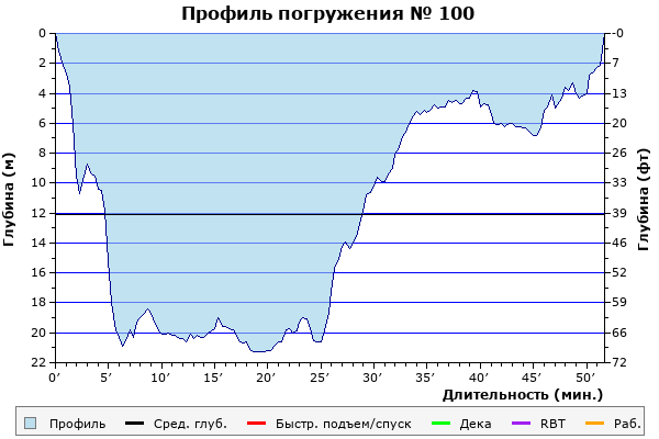 Профиль погружения № 100