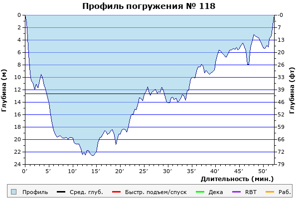 Профиль погружения № 118