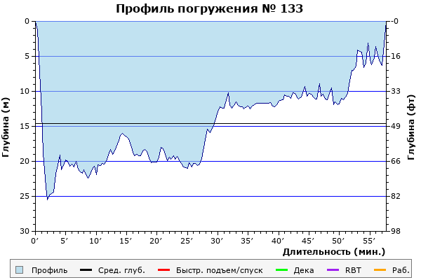 Профиль погружения № 133