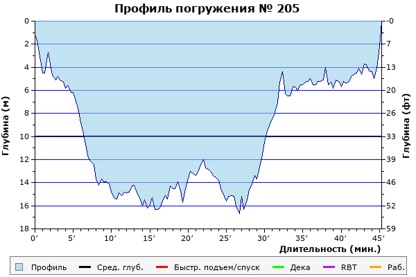 Профиль погружения № 205