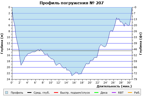 Профиль погружения № 207