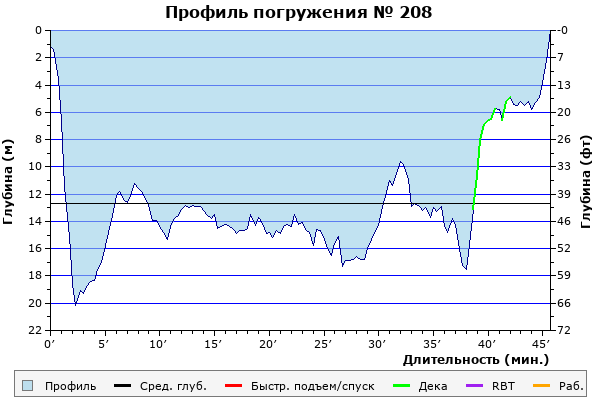 Профиль погружения № 208