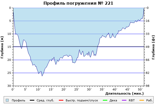 Профиль погружения № 221